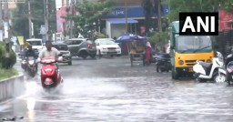 Andhra: Heavy rain pounds Vijayawada; waterlogged roads disrupt normal life